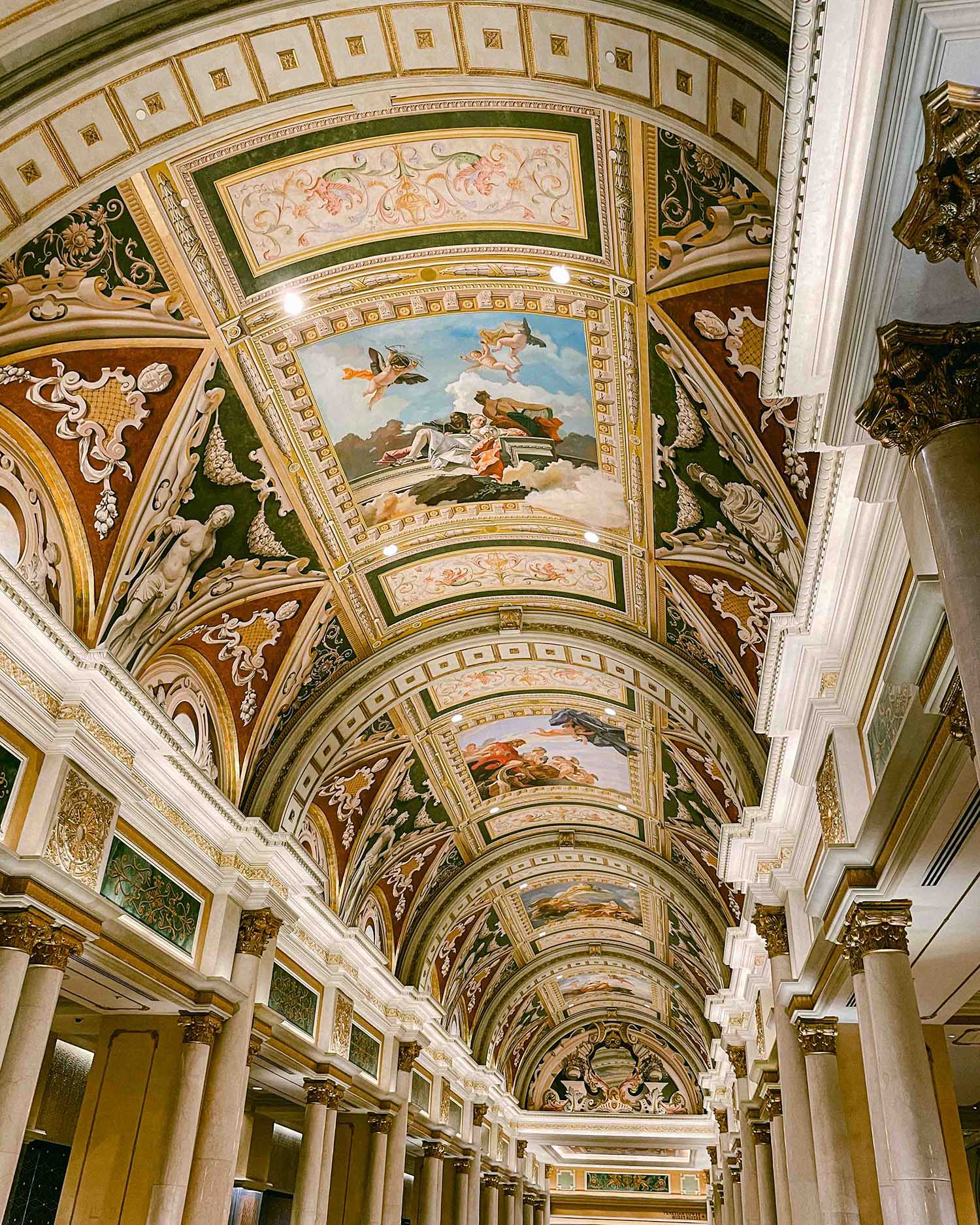 Venetian Hotel Las Vegas Ceiling Roman Photographer