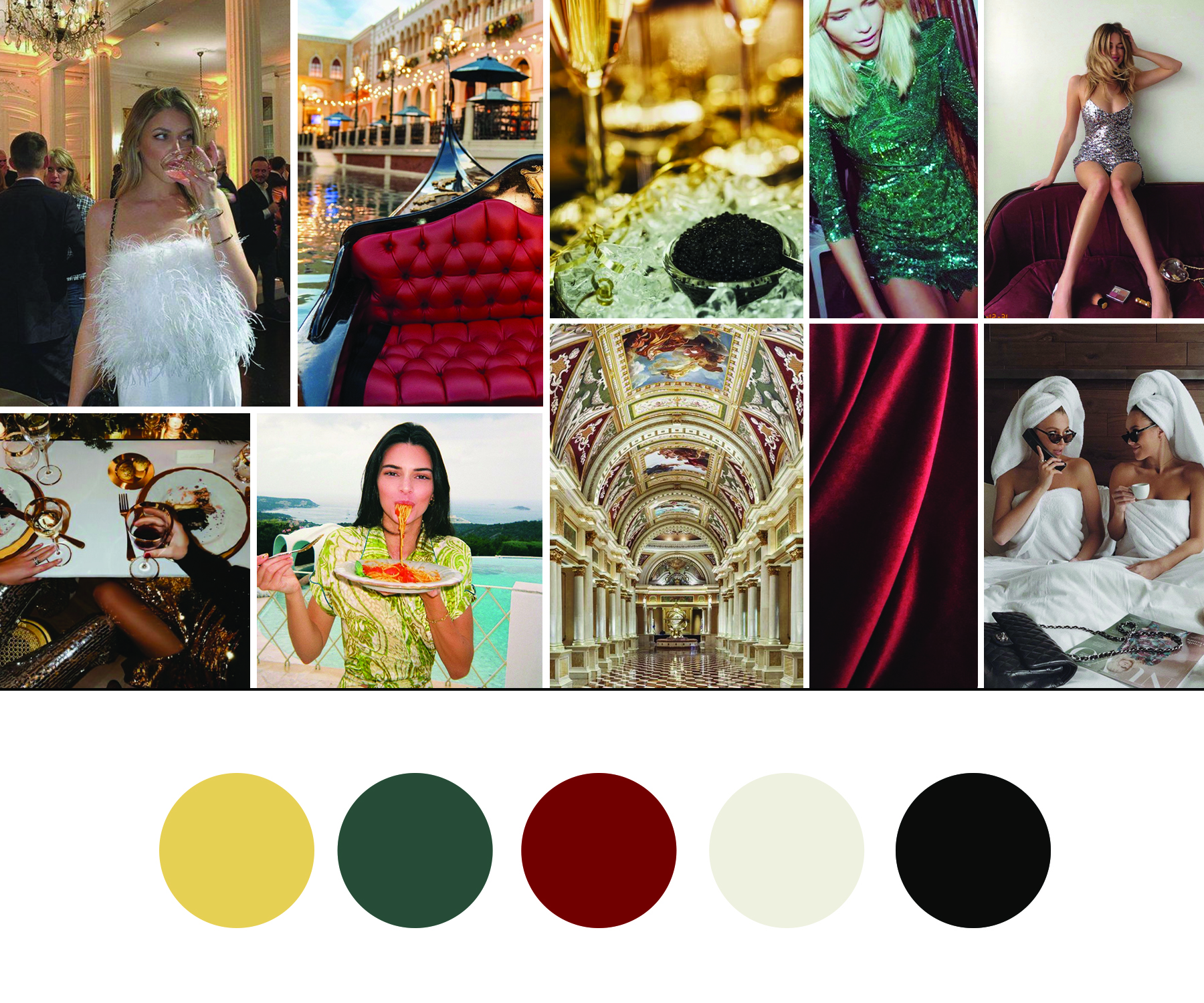 The Venetian Las Vegas holiday content photoshoot moodboard Rome Italy luxurious rich glamorous culture by branding photographer Chelsea Loren