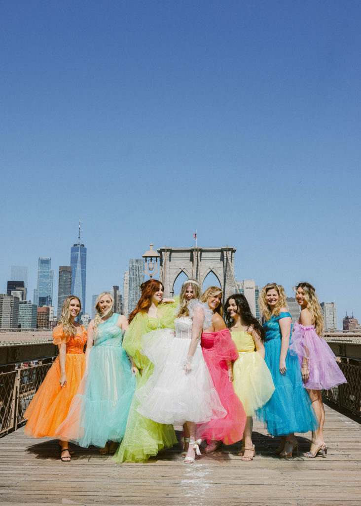Bachelorette NYC Gossip Girl Photoshoot New York City Brooklyn Bridge