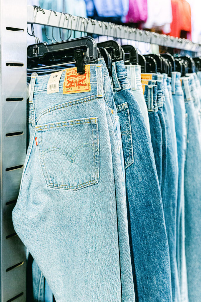 Vintage Levi Jeans Carlsbad The Forum Shopping Center San Diego Retail Brand Product Photographer Social Media Content Creator Chelsea Loren