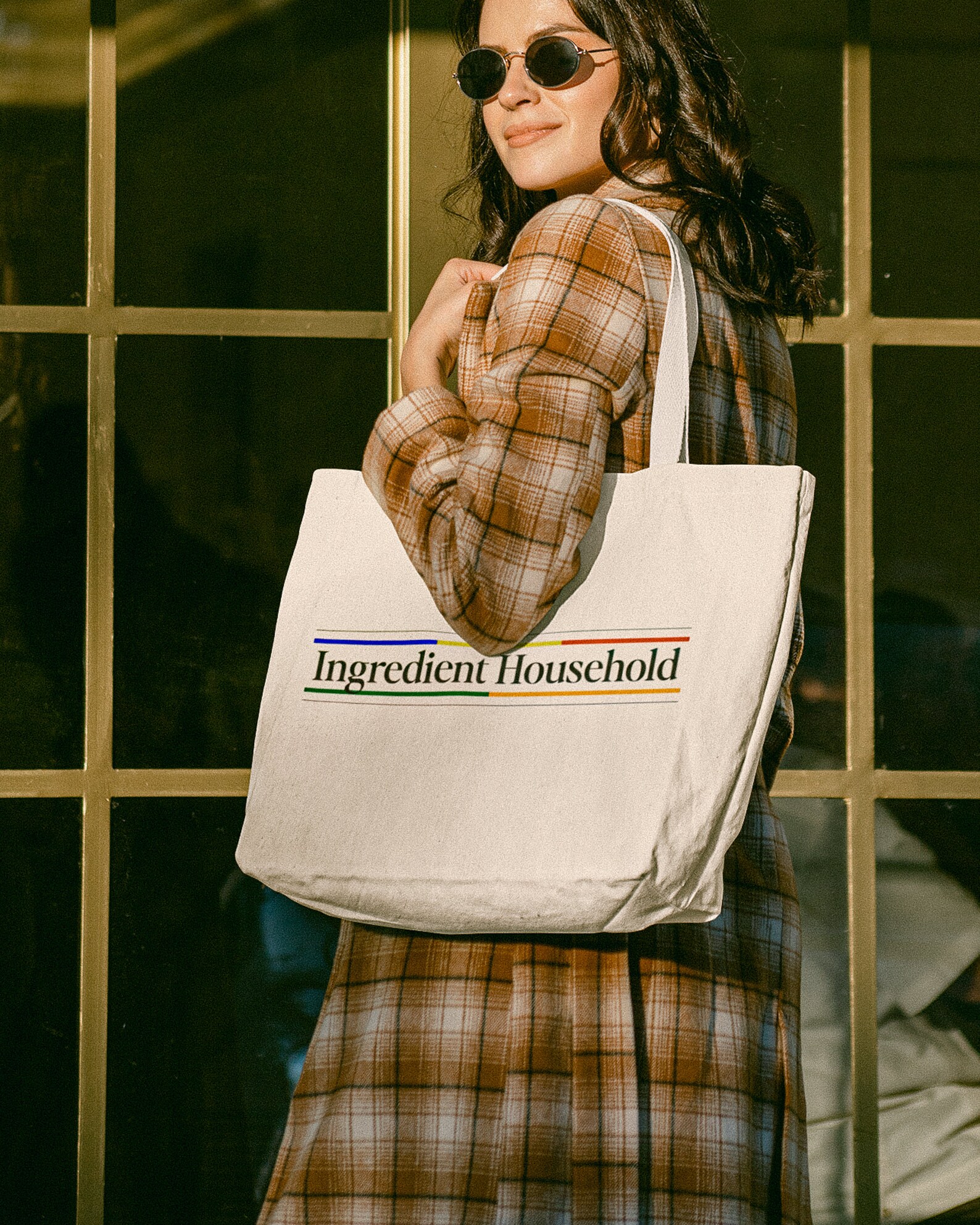 Ingredient Household Organic Shopper Tote Market Bag Gen Z Millennial Style Tiktok Recipe