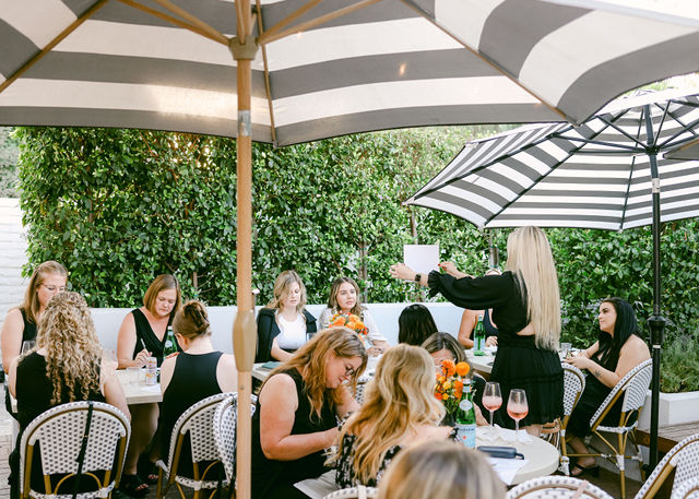 Best places to host a vintage french bridal shower in southern california orange county tustin morning lavender courtyard