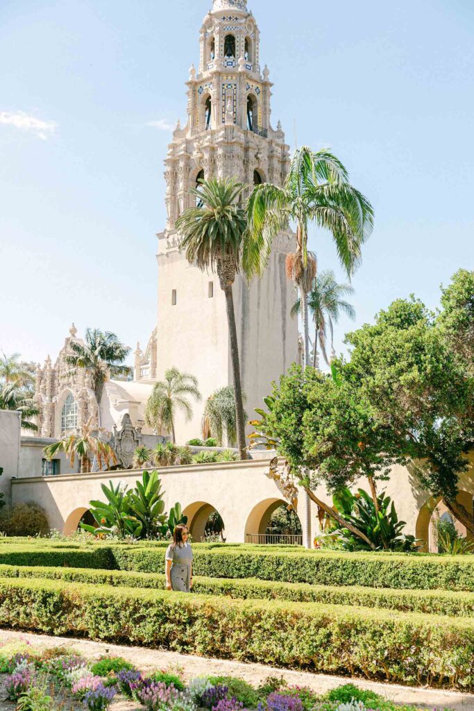 Balboa Park California Tower Alcazar Garden Branding Photography Realtor Real Estate Agent Chelsea Loren
