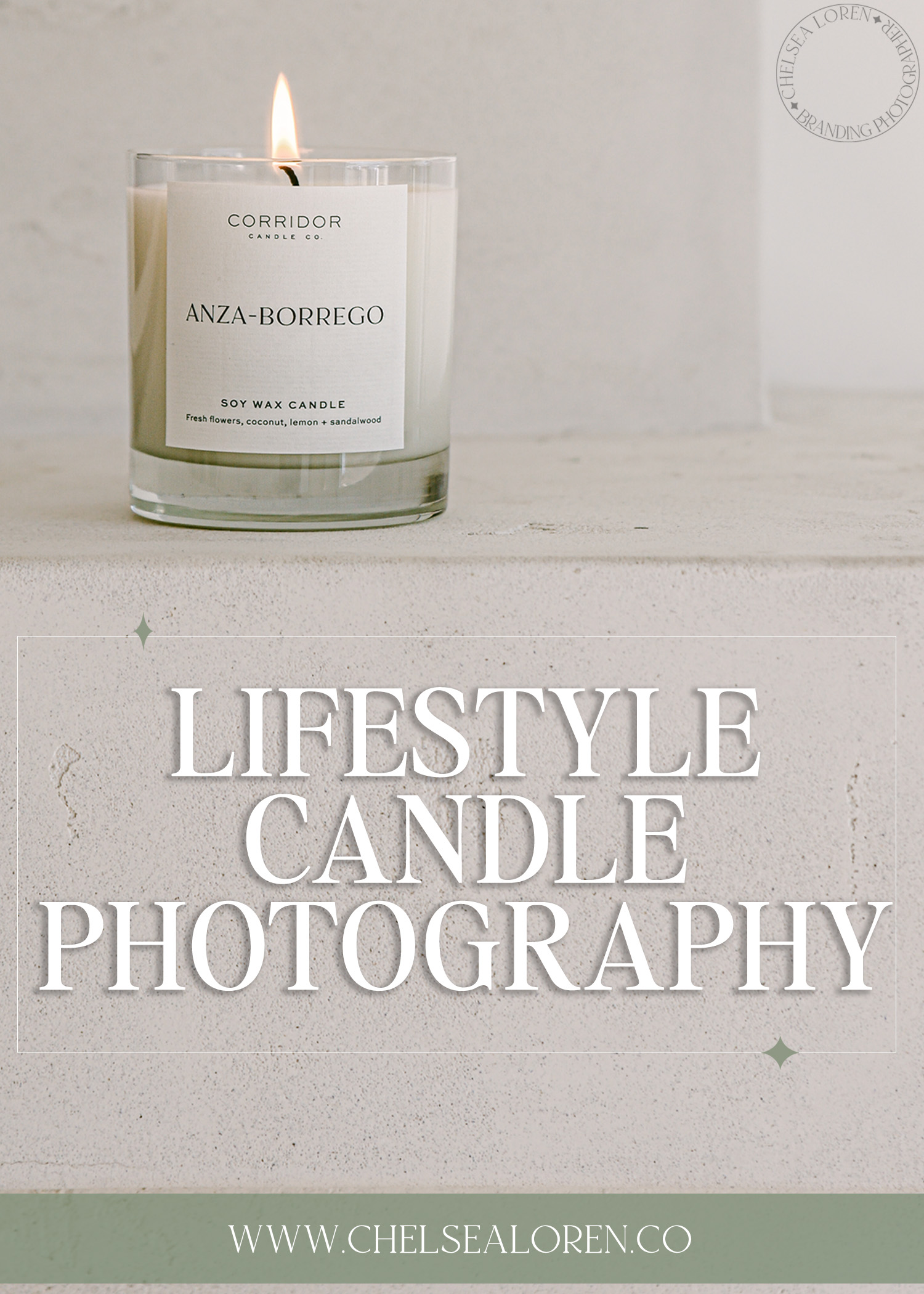 lifestyle candle photographer chelsea loren
