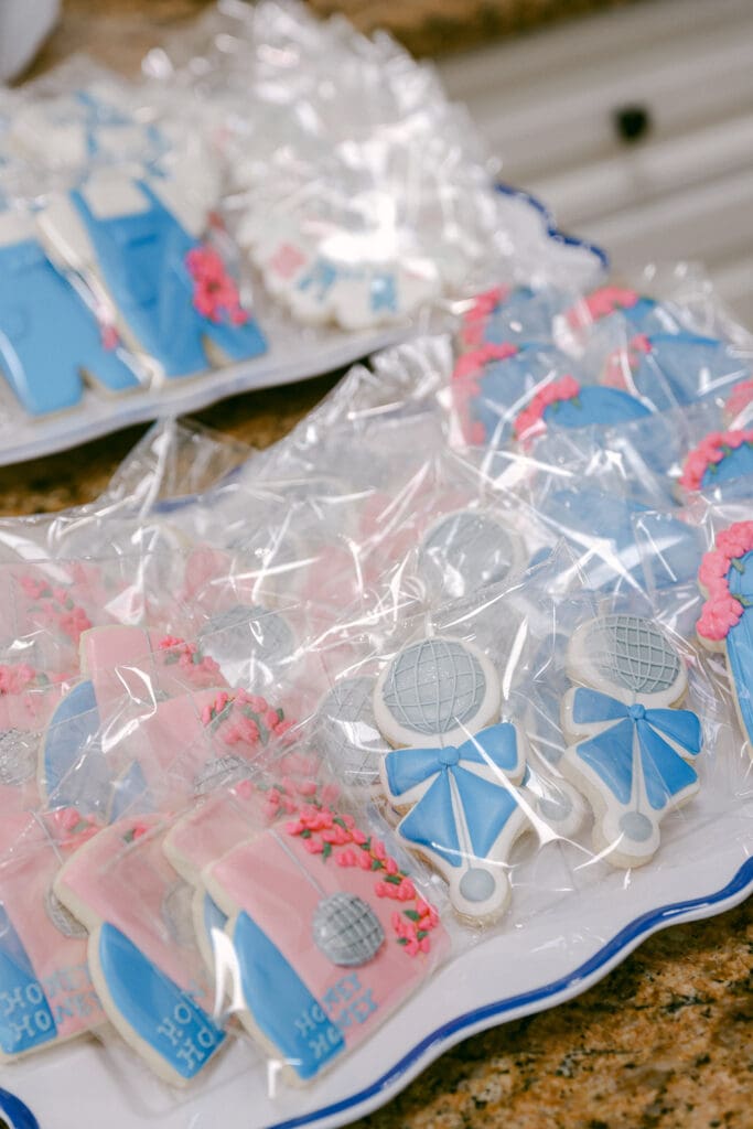 Mamma Mia Baby Shower for Twins Custom Cookies