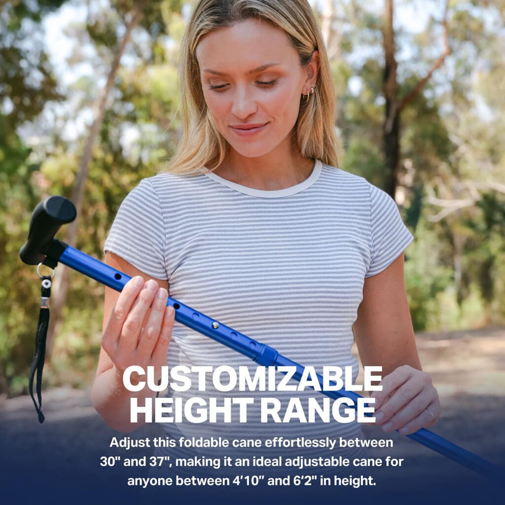 Stepwise Cane Commercial Lifestyle Product Photography for Medical Brand. Walking cane photography. Brand lifestyle photographer San Diego Southern California Balboa Park