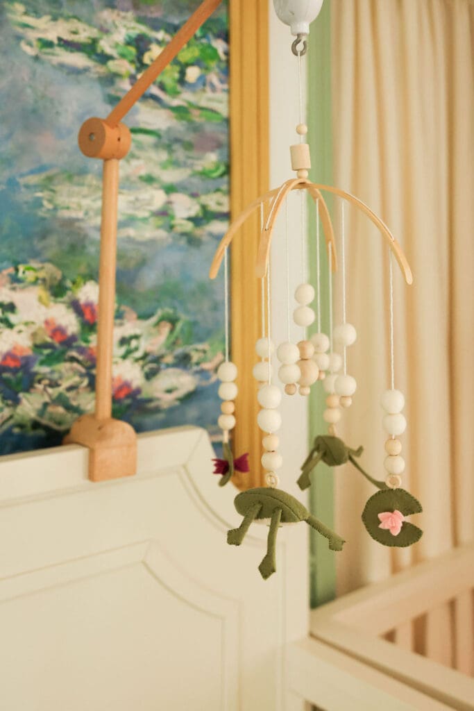 frog mobile lily pads diy