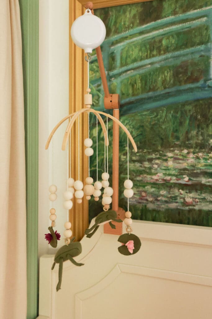 frog mobile lily pads diy