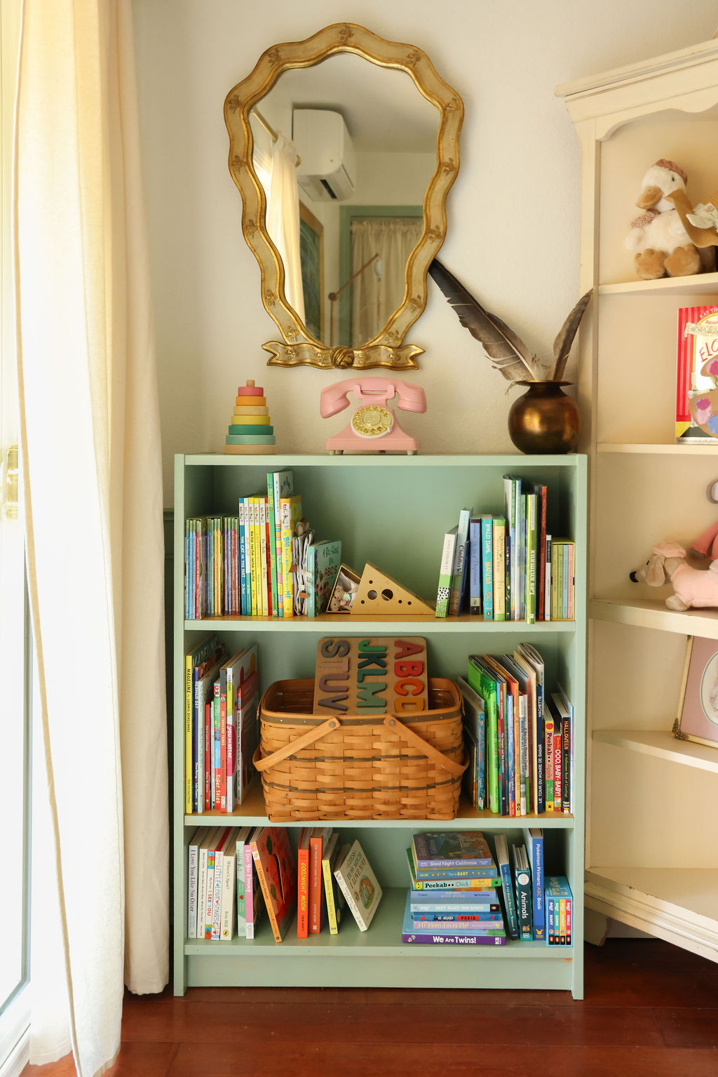 bookshelf for french nursery