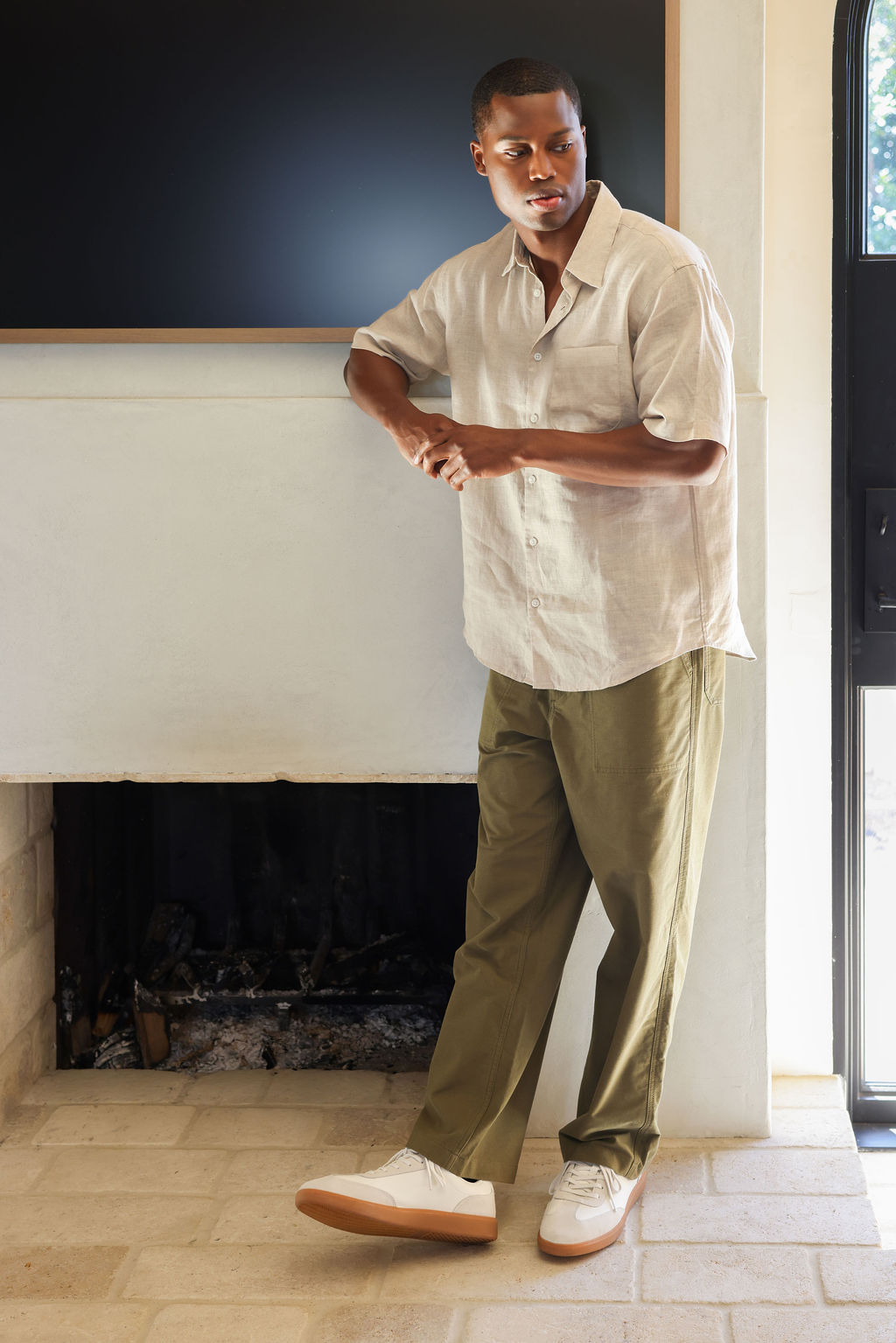 MUJI Spring Summer 2026 Hemp and Linen – male model in men’s hemp collection, outdoor lifestyle photography by Chelsea Loren Carlsbad California