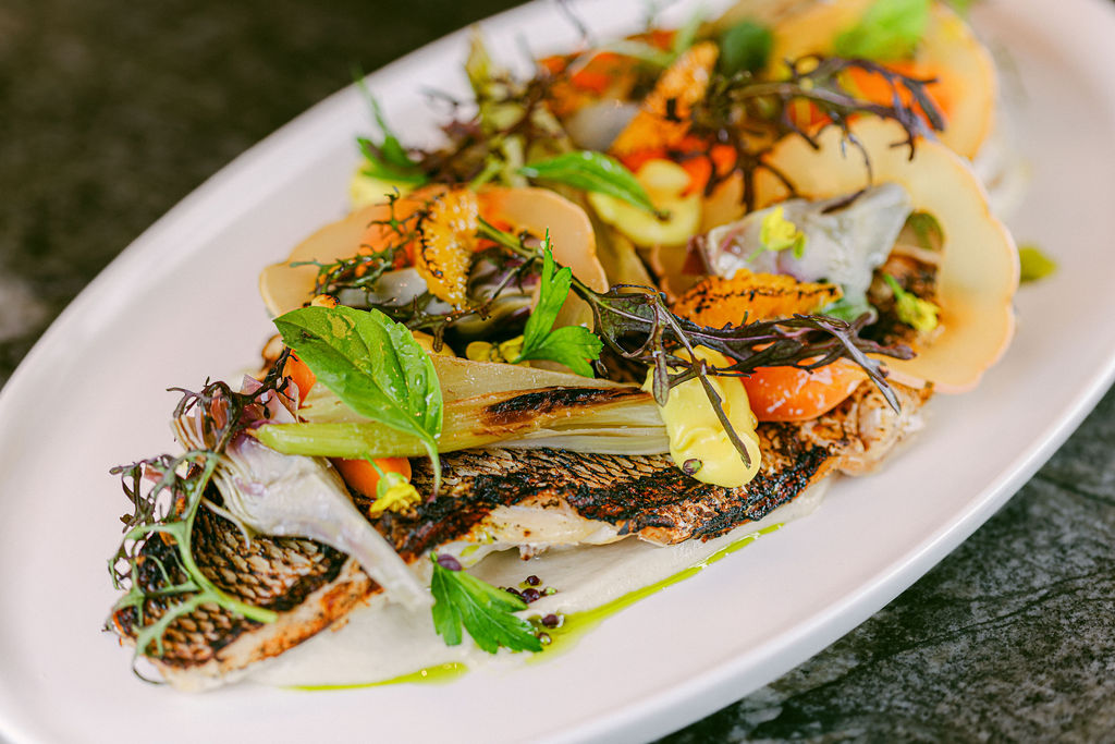 Warm curry dish styled food photography for Marriott hotel restaurant menu in Southern California